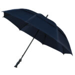 Stormparaply paraply i navy fra siden