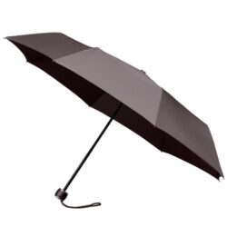 Grå MiniMax i 24 cm og manuel åbning set fra siden