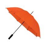 Klassisk paraply i orange set fra siden