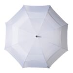 ECO storm-paraply i hvid set fra oven