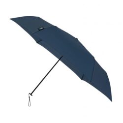 Super letvægt mini paraply i navy set fra siden