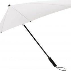 storm fighter paraply i hvid set fra siden