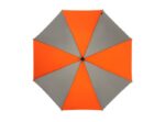 Orange reflekterende paraply fra top