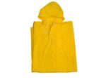 Regnslag poncho i gul