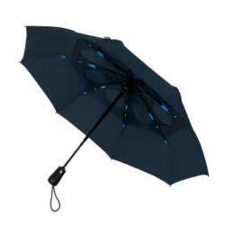 Navy ECO taskeparaply set fra siden