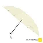 Super letvægt UV 50 mini paraply i creme