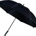 FALCONE Stormparaply med ventilation i sort