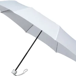 MINIMAX Taskeparaply med manuel åben funktion i hvid